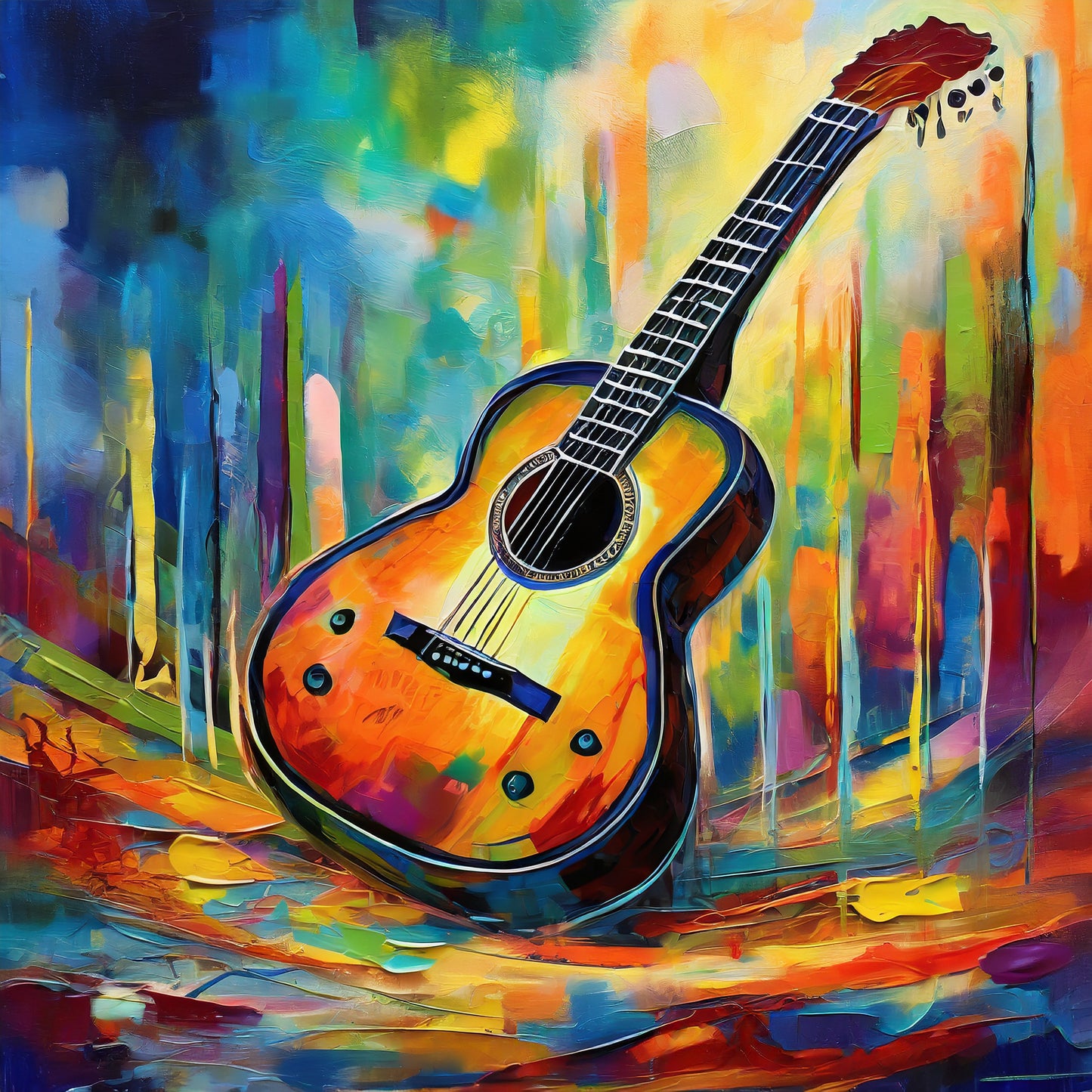 Guitar Trivet For Hot Dishes