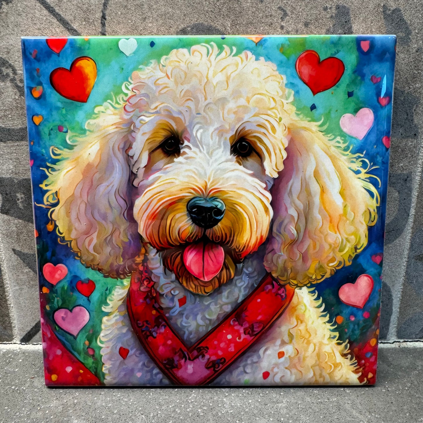 5 Designs! Valentine's Day Doodle Trivets For Hot Dishes