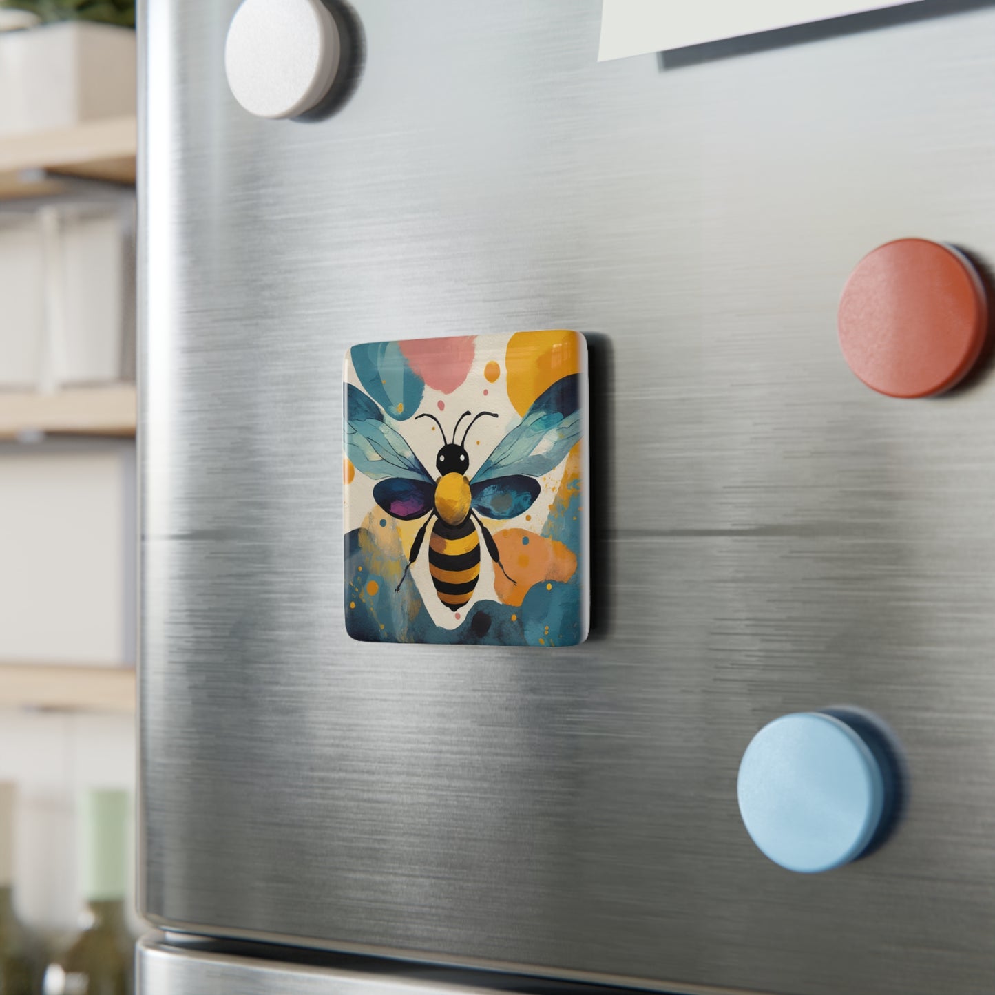 Bee Ceramic Tile Magnet