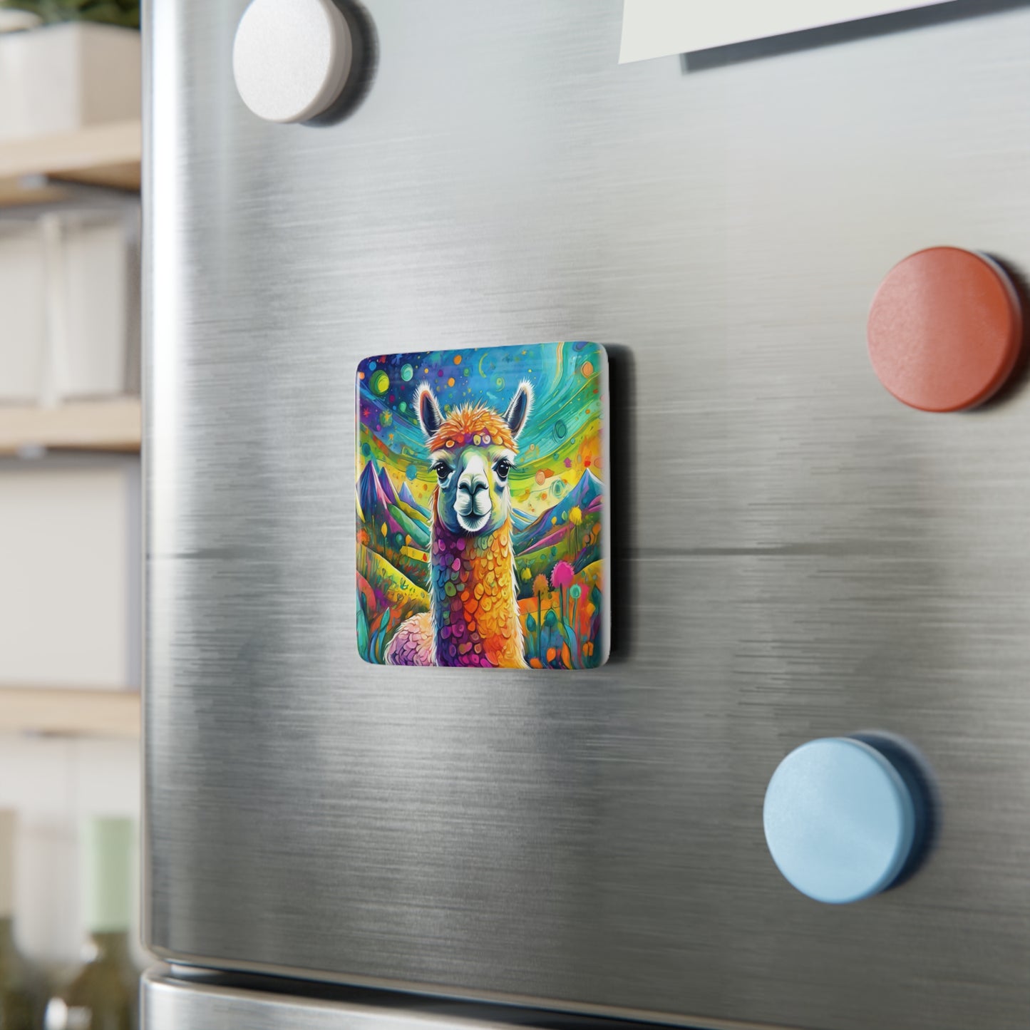 Llama Ceramic Tile Magnet