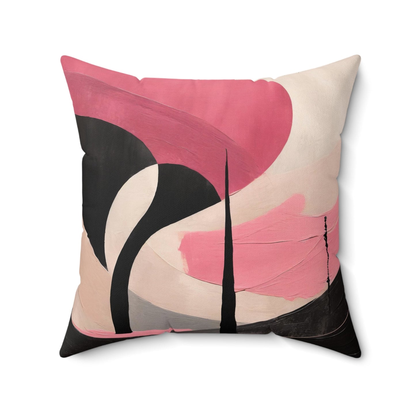 Pink Throw Pillow Accent Pillows, Decorative Pillows, Throw Pillows for Couch, Pillows, Faux Suede, Soft Pillow, Mid-Century Style
