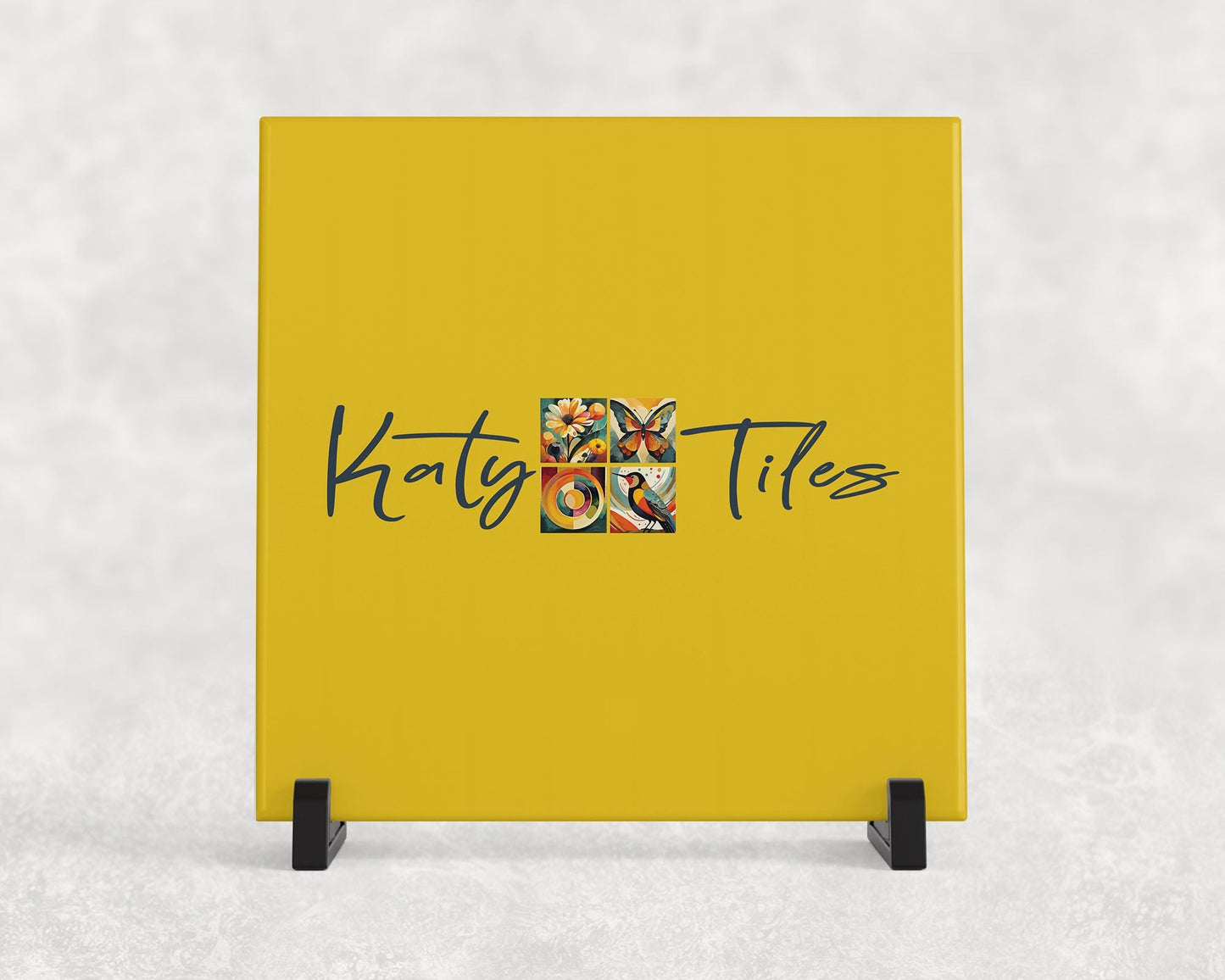 Katy Tiles Gift Certificate – One 6x6 Handmade Ceramic Tile Trivet + USA Shipping – Digital & Printable Gift Card