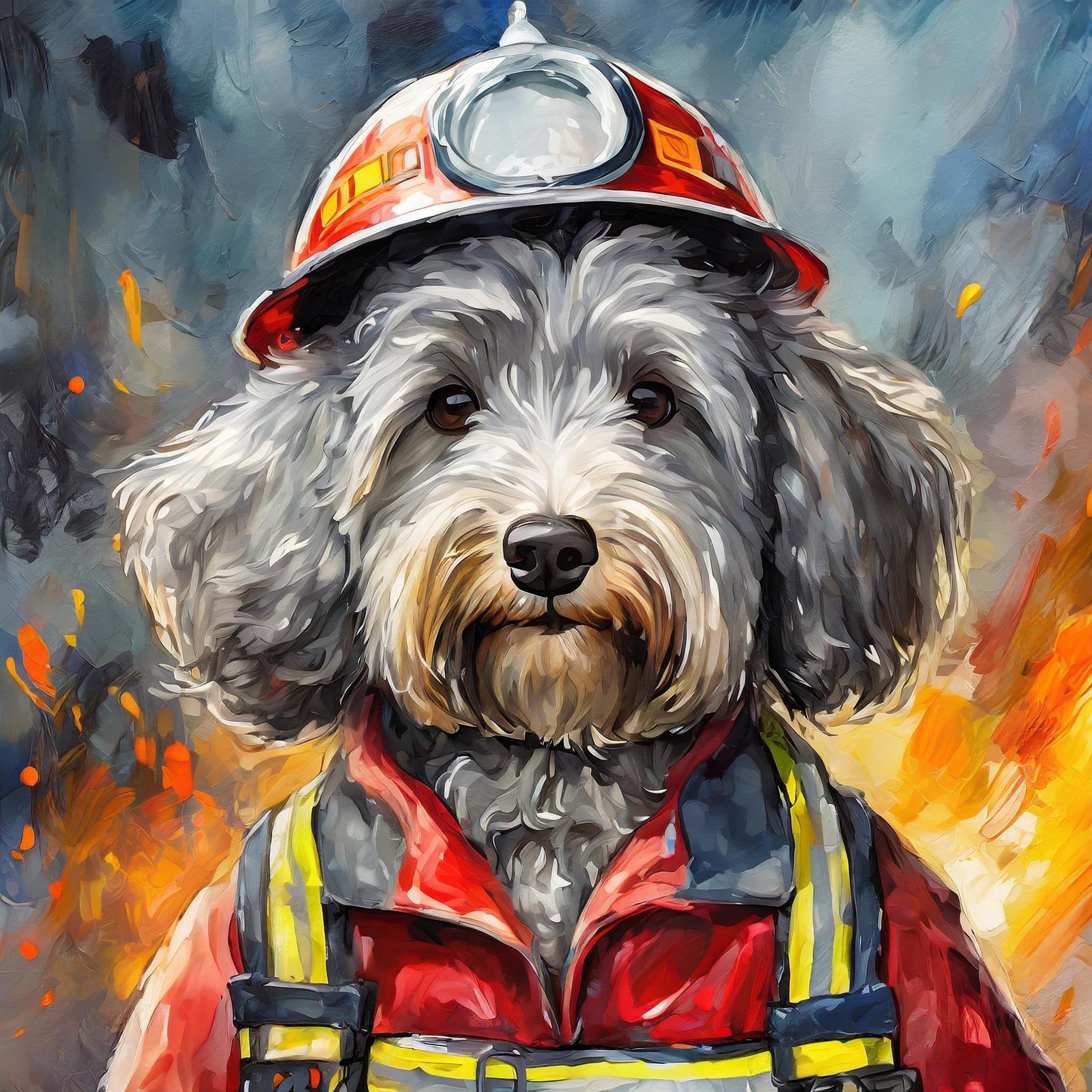 8 Designs! Doodle Fireman. Trivet for Hot Dishes. 6"x6" Hot Plate. Doodle Decor. Doodle Art. Doodle gifts. Gifts for Firemen.