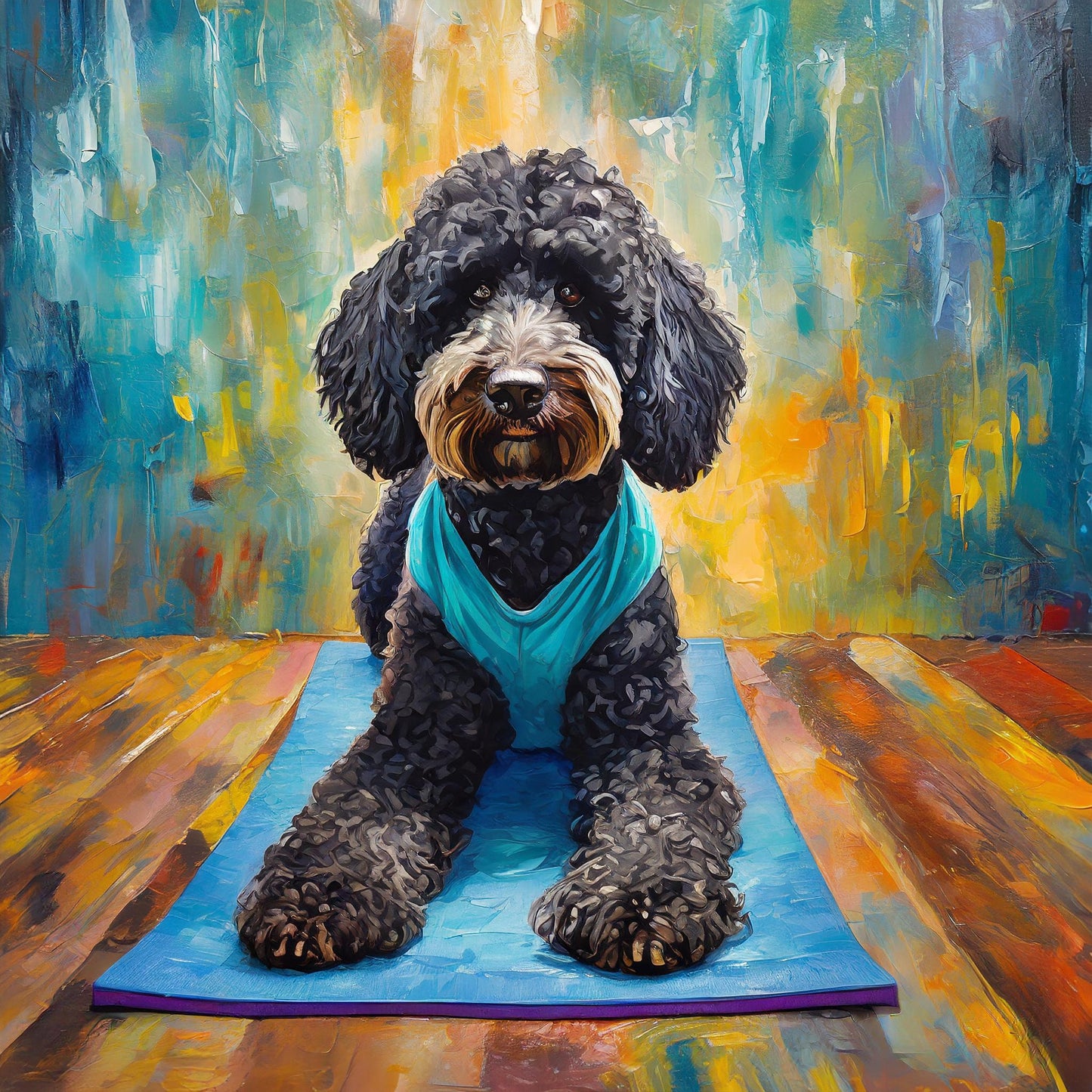 8 Designs! Doodle Fitness Instructor. Trivet for Hot Dishes. 6"x6" Hot Plate. Doodle Art. Doodle gifts. Gifts for Fitness Instructors.