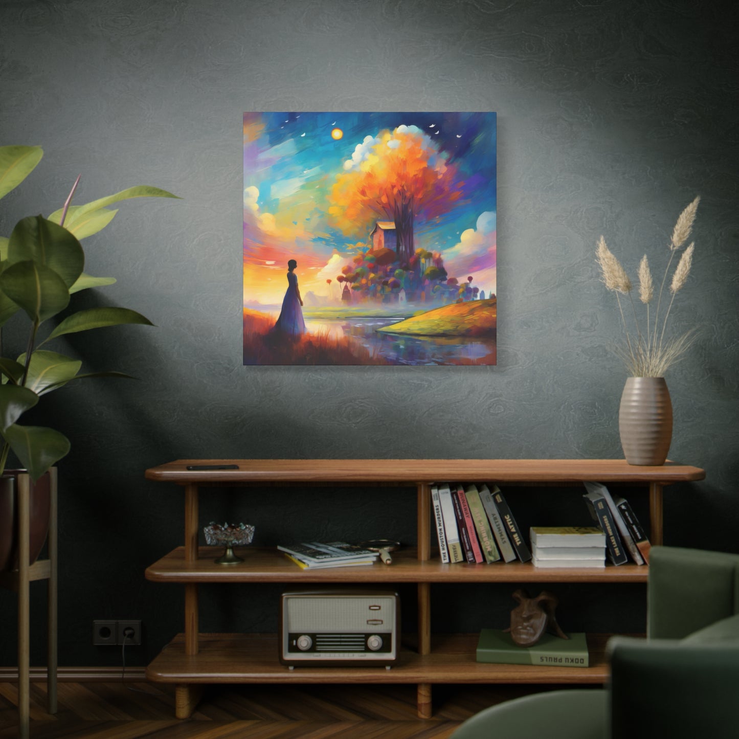 Fantasy Frameless Canvas Wall Art Sizes 10”x10” – 36”x36”