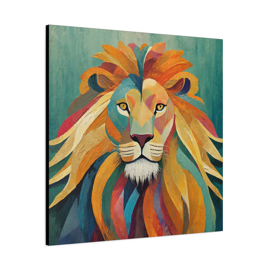 Lion Frameless Canvas Wall Art Sizes 10”x10” – 36”x36”