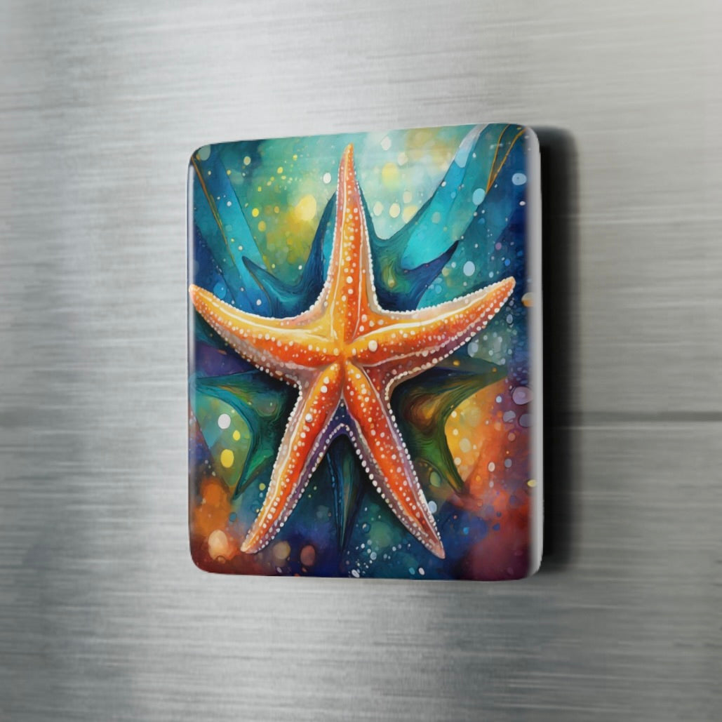 Starfish Ceramic Tile Magnet