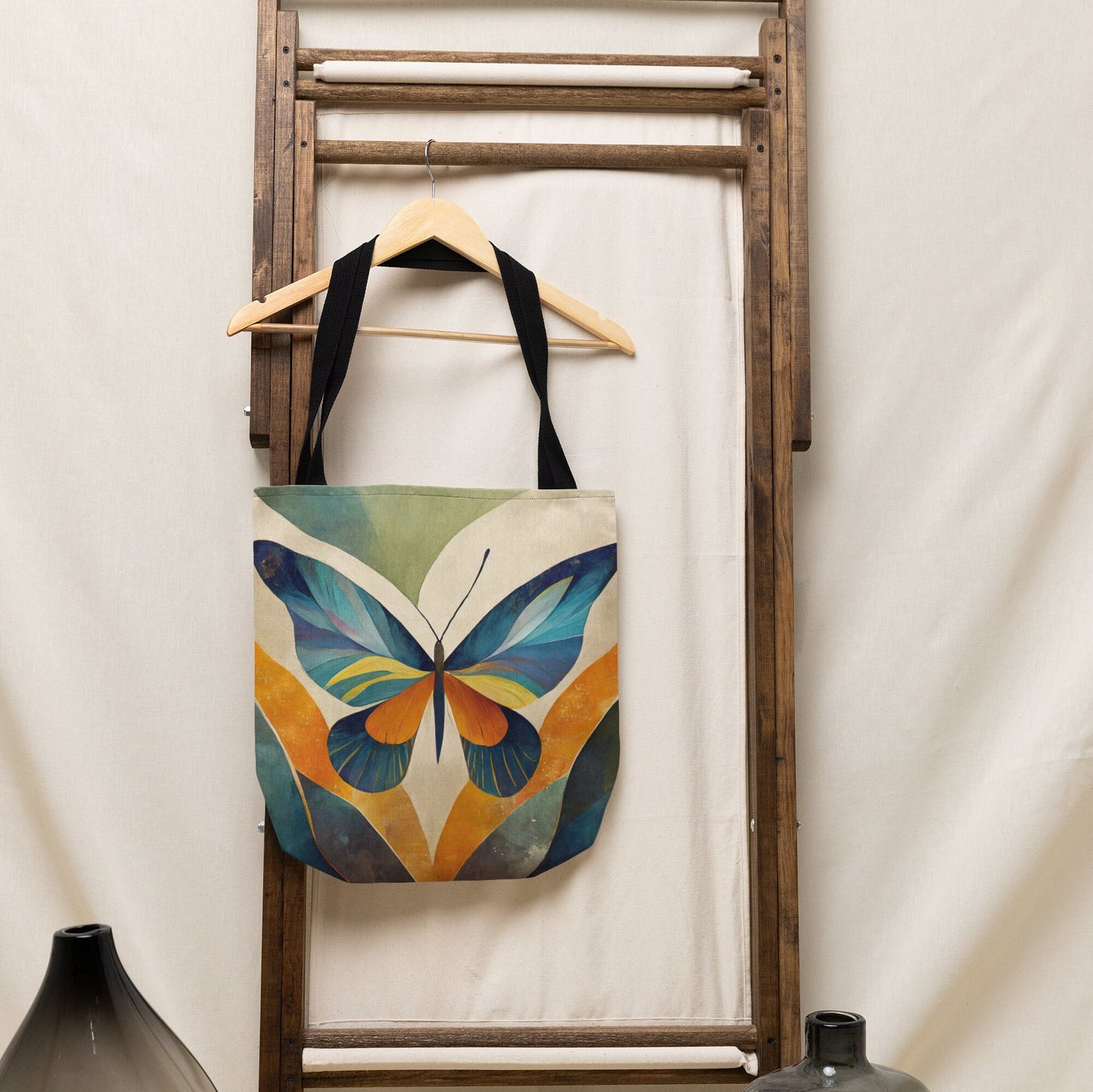 Butterfly Tote Bag, Bag, Canvas Bag, Tote Bag, Reusable Bag, Shopping Bag, Purse, Gift For Her, Gift For Butterfly Lovers, Butterfly Gift