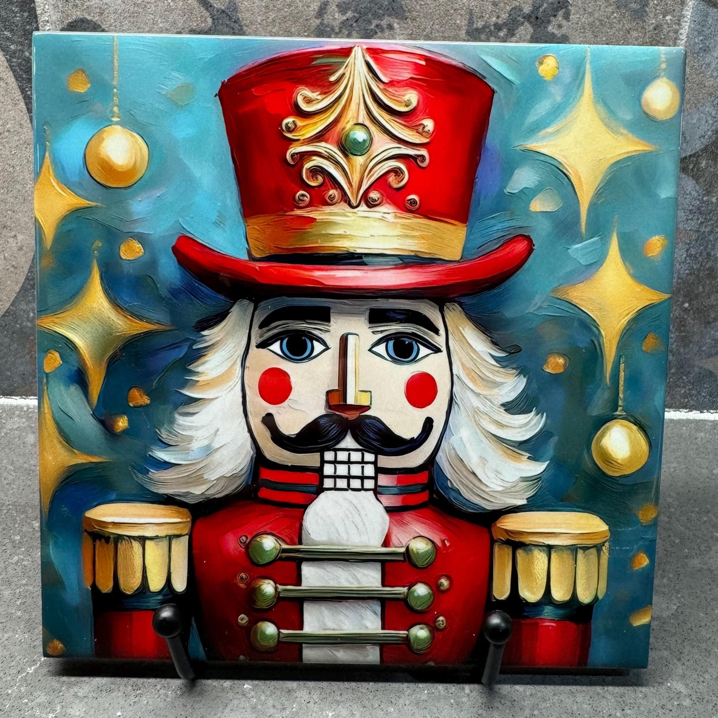 Nutcracker Christmas Trivets for Hot Dishes – Holiday Decor & Christmas Decorations – Colorful Christmas-Themed Kitchen Decor - Hot Plate