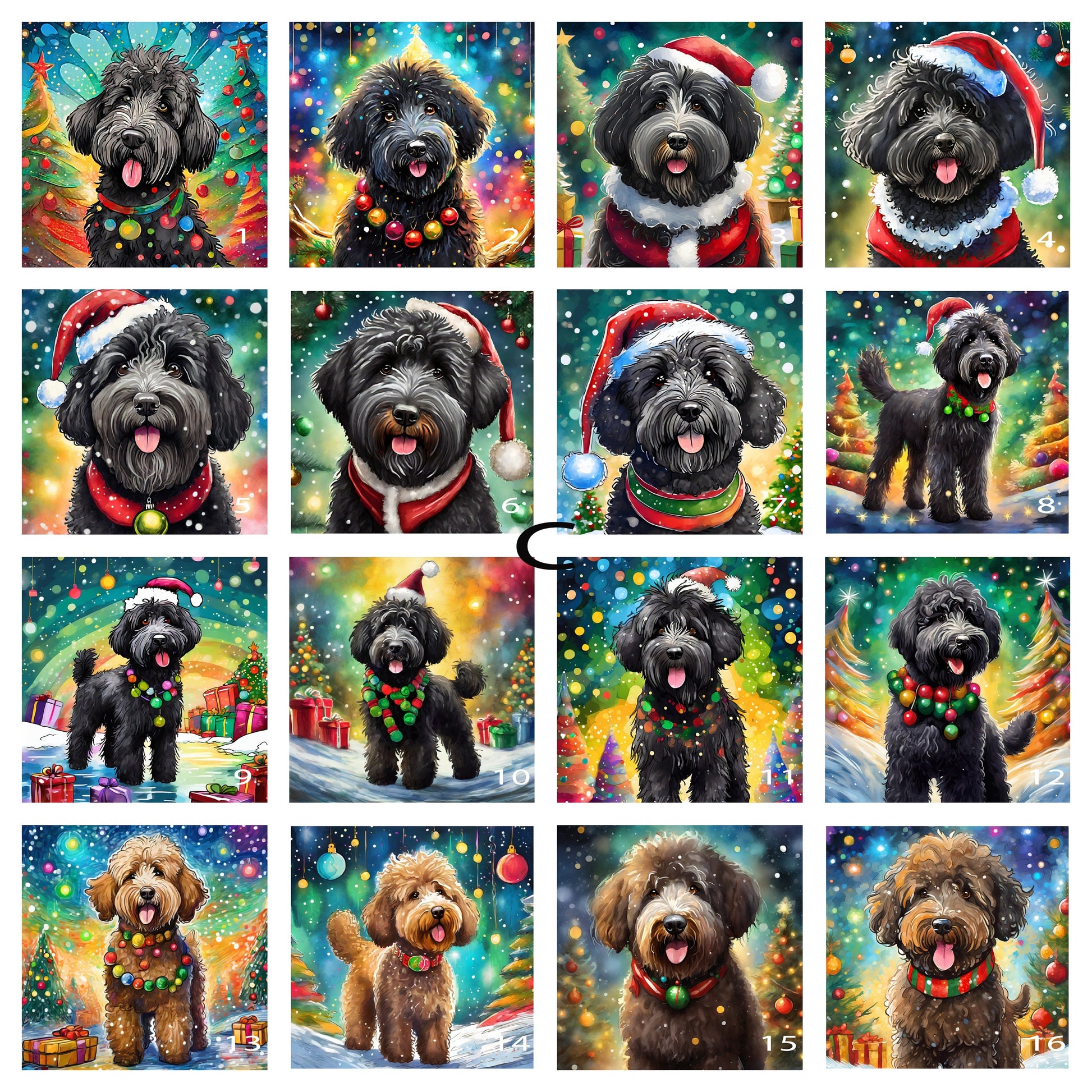 66 Designs! Ceramic Trivet Christmas Sheepadoodle. Trivets For Hot Dishes. Hot Pads. Coaster. Tile Trivet. Tile Trivet. Hot Plate.