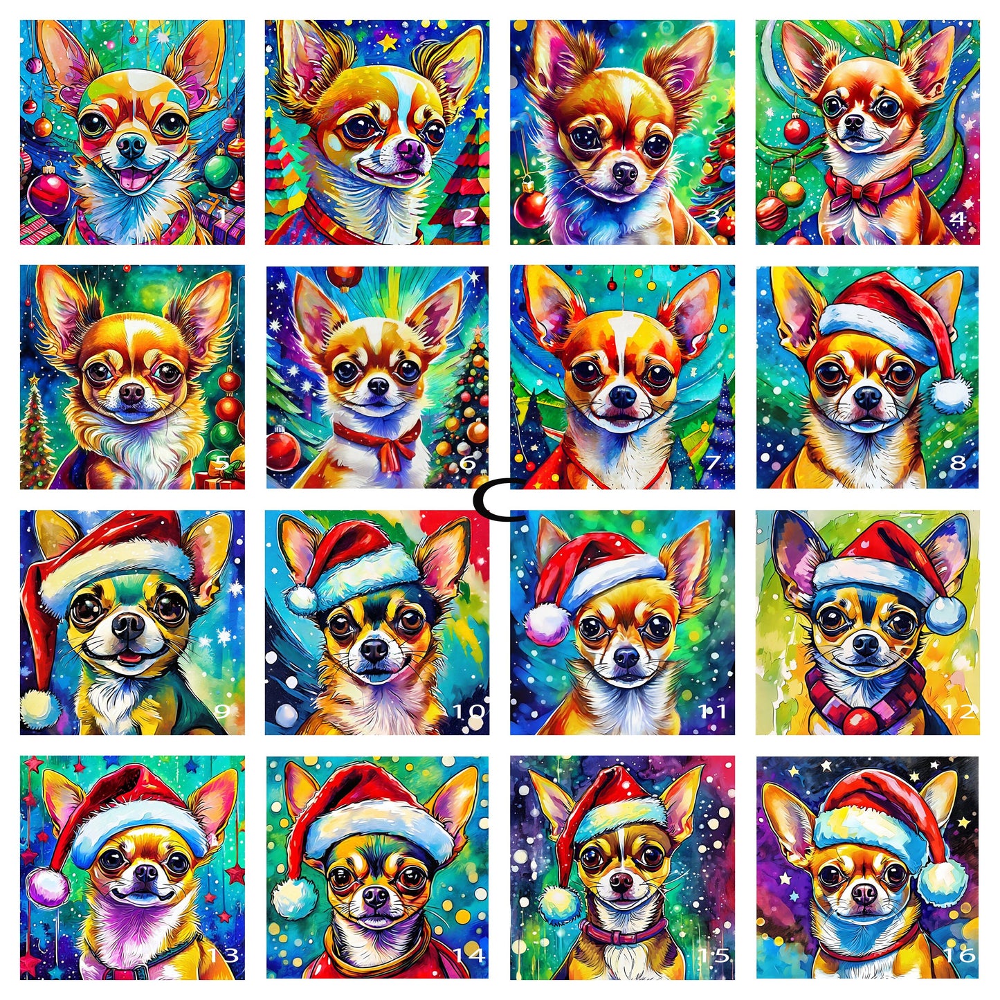 64 Designs! Ceramic Trivet Christmas Chihuahua. Trivets For Hot Dishes. Hot Pads. Coaster. Tile Trivet. Tile Trivet. Hot Plate.