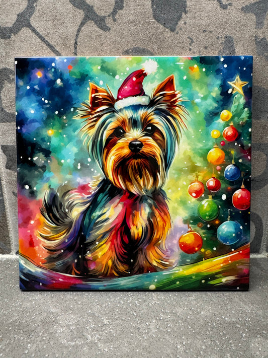 36 Designs! Ceramic Trivet Christmas Yorkie. Trivets For Hot Dishes. Hot Pads. Coaster. Tile Trivet. Tile Trivet. Hot Plate.