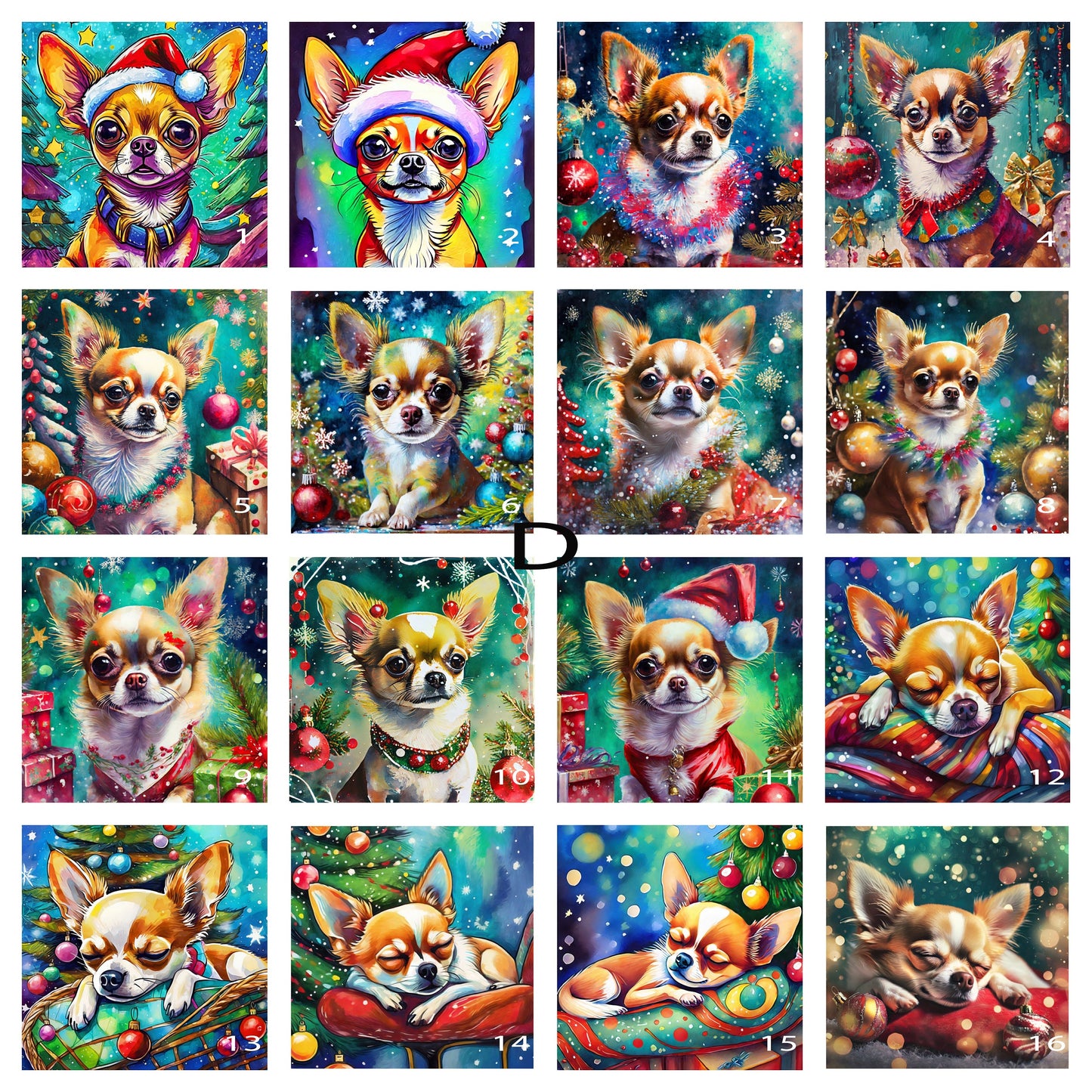 64 Designs! Ceramic Trivet Christmas Chihuahua. Trivets For Hot Dishes. Hot Pads. Coaster. Tile Trivet. Tile Trivet. Hot Plate.