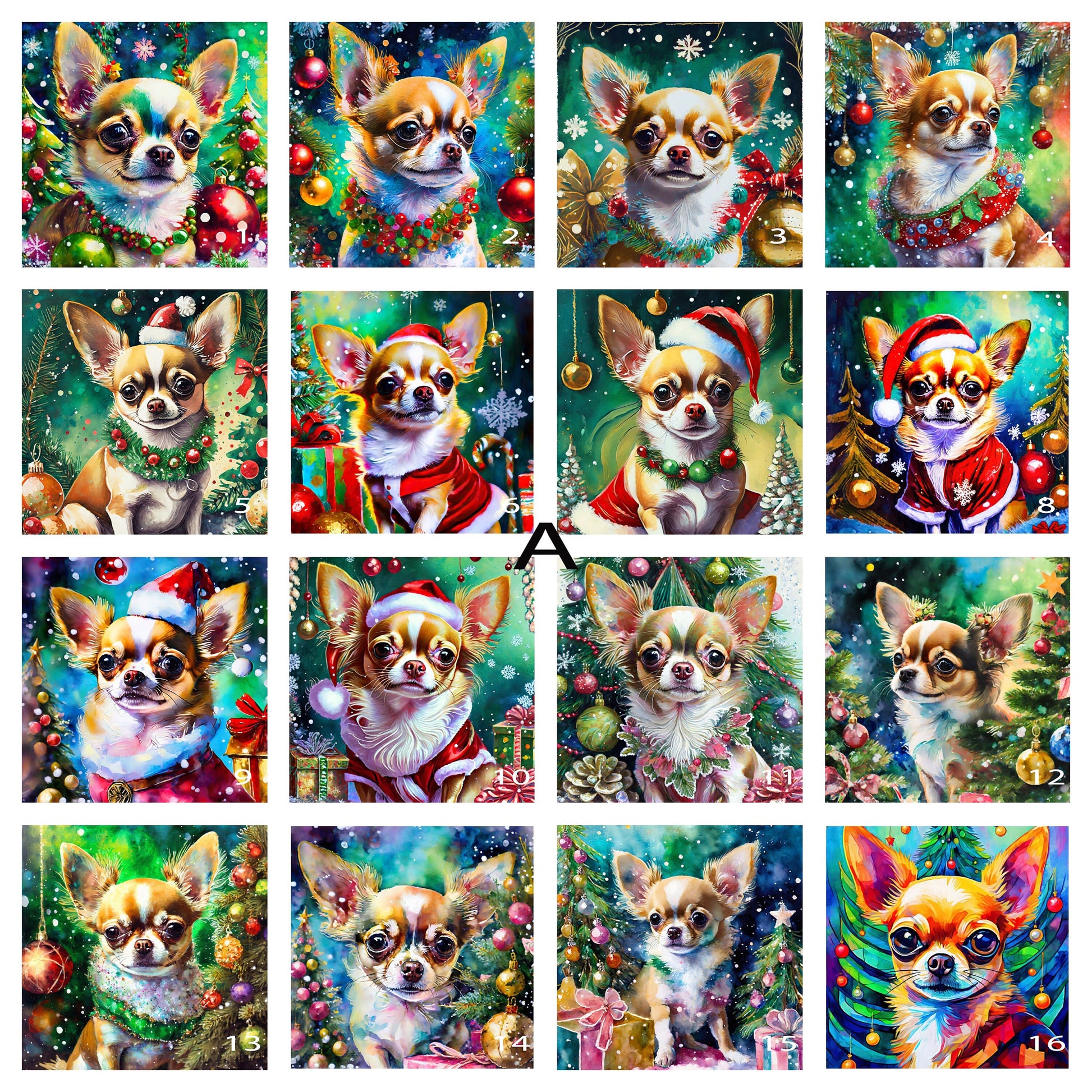 64 Designs! Ceramic Trivet Christmas Chihuahua. Trivets For Hot Dishes. Hot Pads. Coaster. Tile Trivet. Tile Trivet. Hot Plate.