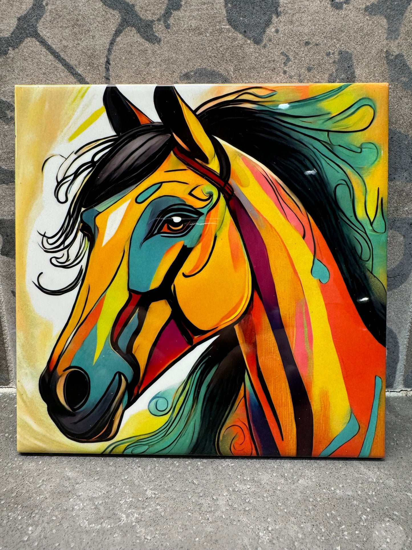 112 Designs! Ceramic Trivet. Horse Trivets For Hot Dishes. Hot Pads. Coaster. Tile Trivet. Hot Plate. Horse Trivet.