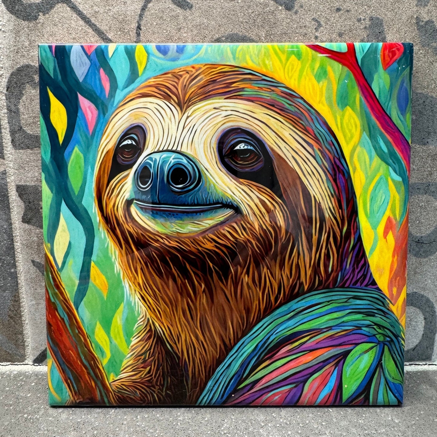 Sloth Trivet for Hot Dishes. Sloth Gifts. 6in Hot Pot Trivet Coasters Set. Sloth Hot Pot Holder. Funny Cooks Gifts. Sloth Decor. Sloths.